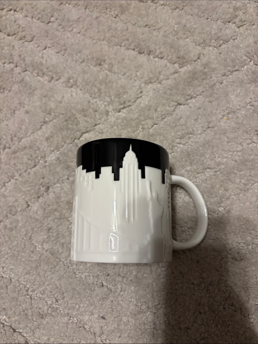 Starbucks White and Black New York City Skyline Ceramic Coffee Mug
